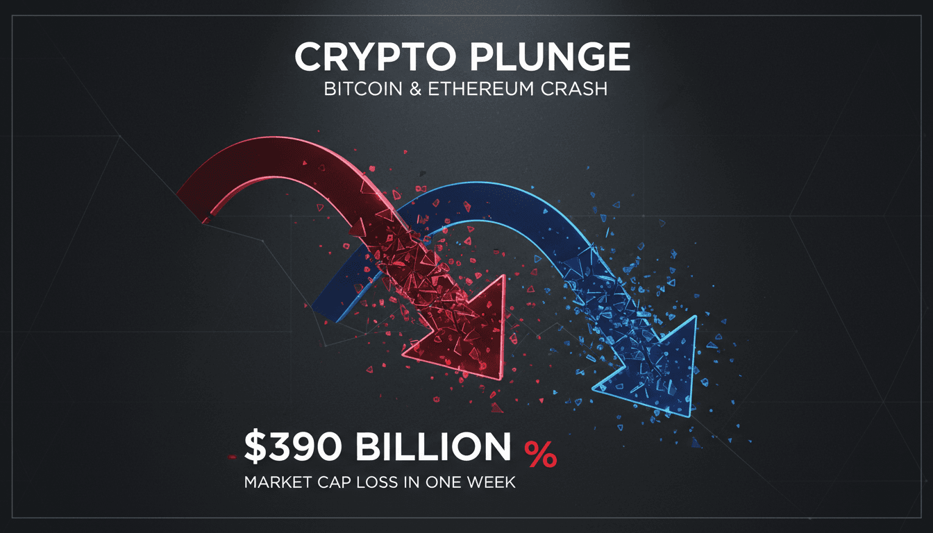 Cryptocurrency market experiences largest drop since FTX collapse