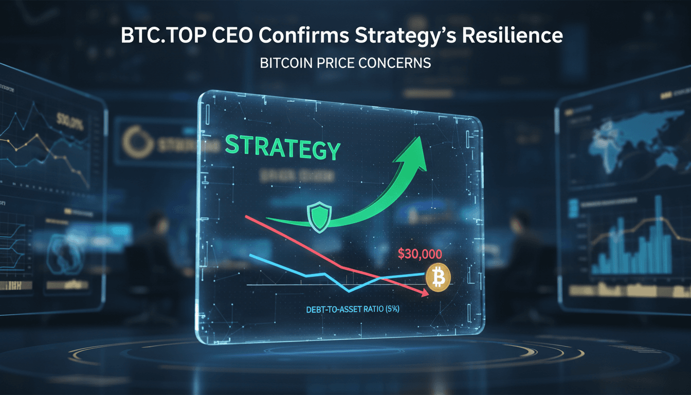BTC.TOP CEO Jiang Zhuoer discussing Bitcoin price resilience