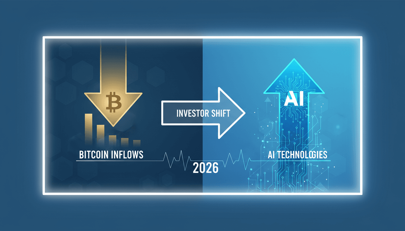 Bitcoin and AI technologies comparison visual