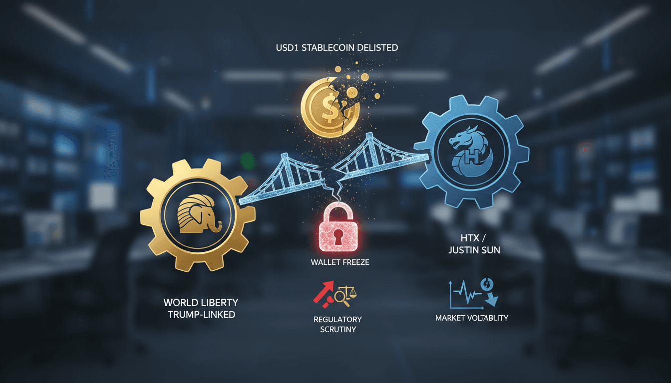 HTX delists USD1 stablecoin due to World Liberty wallet freeze
