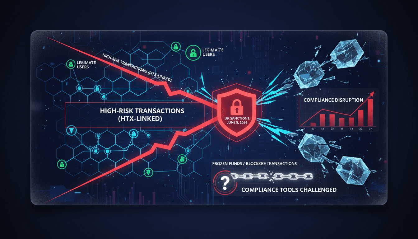 UK sanctions on HTX-linked entity disrupt cryptocurrency compliance practices