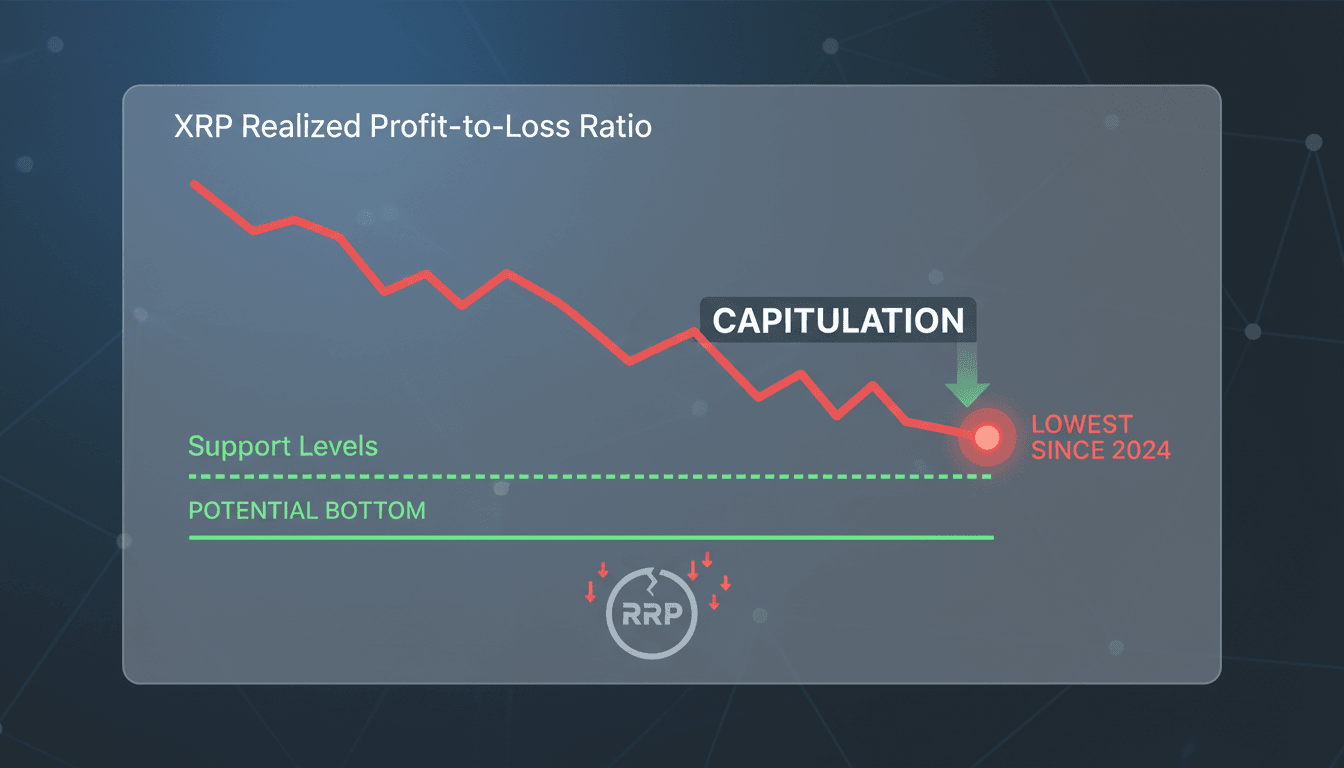 XRP Faces Market Capitulation as Holders Sell at Losses