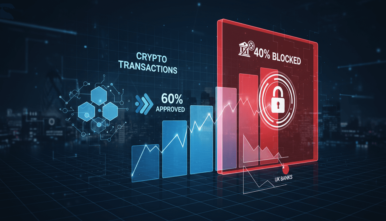 Stand With Crypto UK campaign against banking restrictions on cryptocurrency transfers.