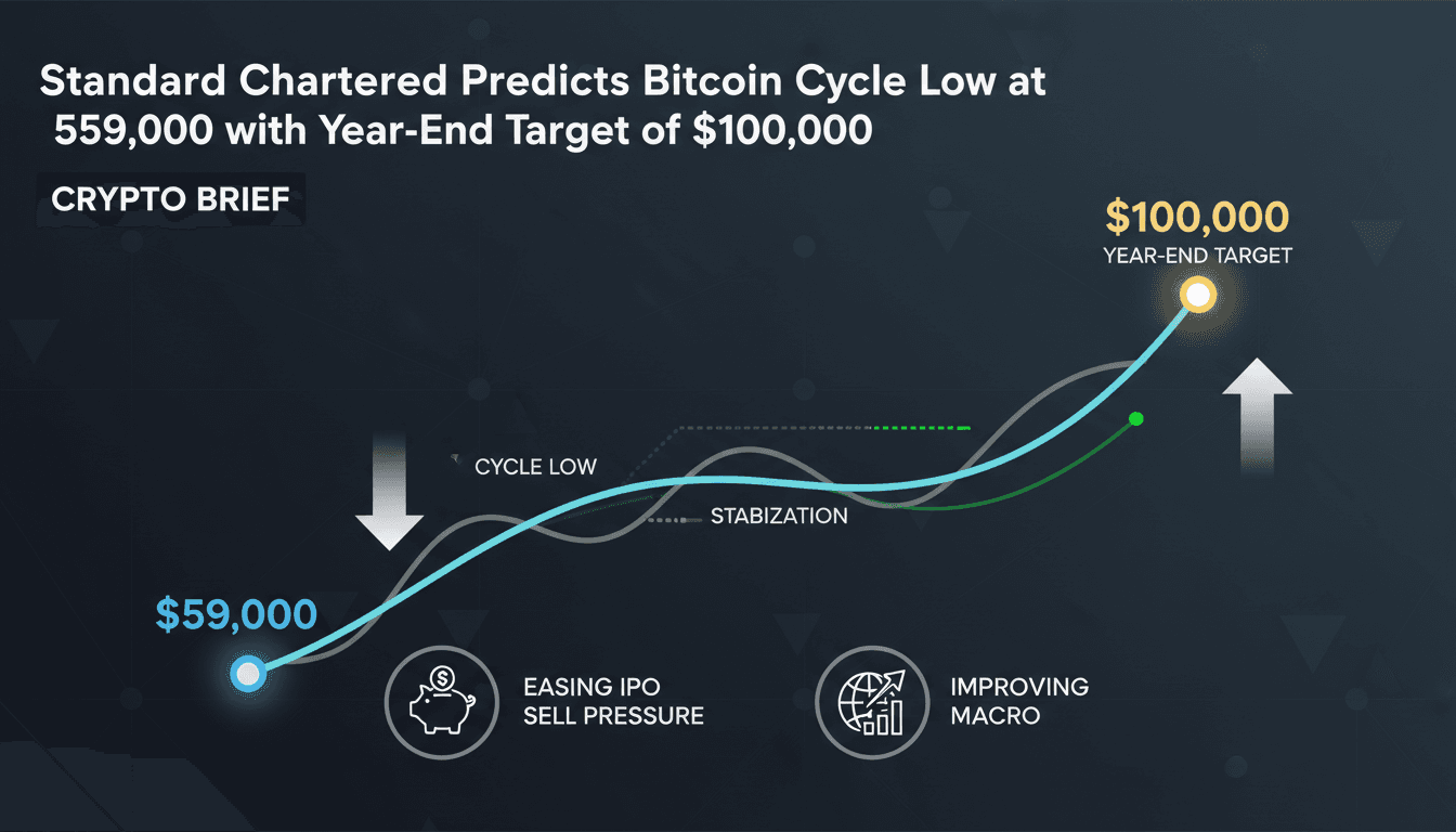 Bitcoin price analysis with projections for year-end targets.