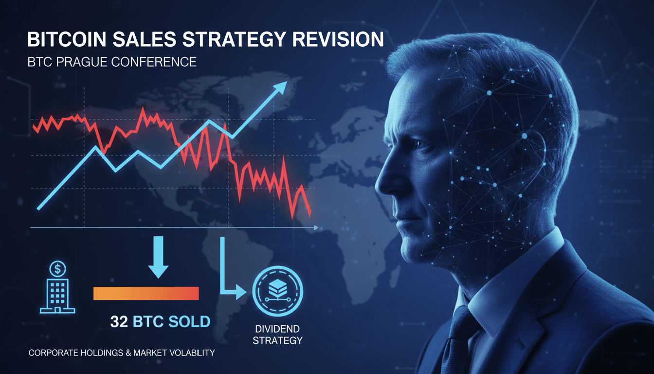 Michael Saylor Revises Bitcoin Sales Strategy at BTC Prague Conference