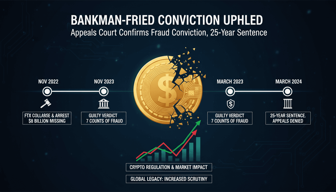 Appeals Court Confirms Sam Bankman-Fried's Fraud Conviction and 25-Year Sentence