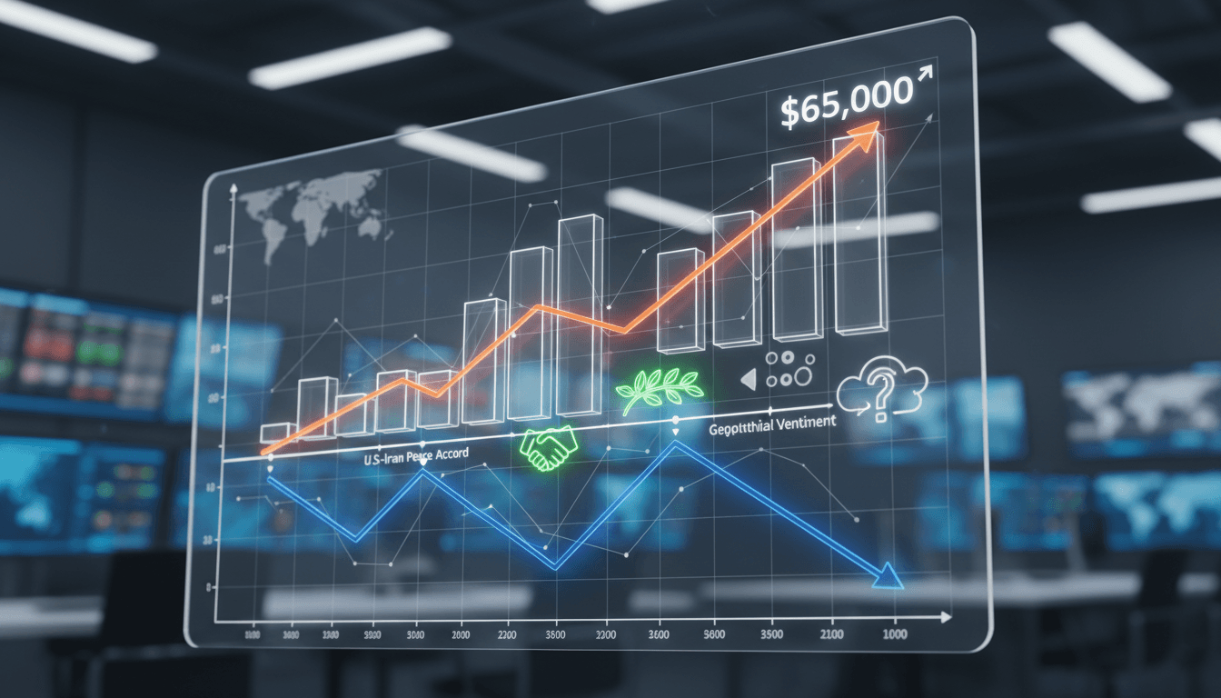 Bitcoin Surges Above $65,000 Following U.S.-Iran Peace Agreement