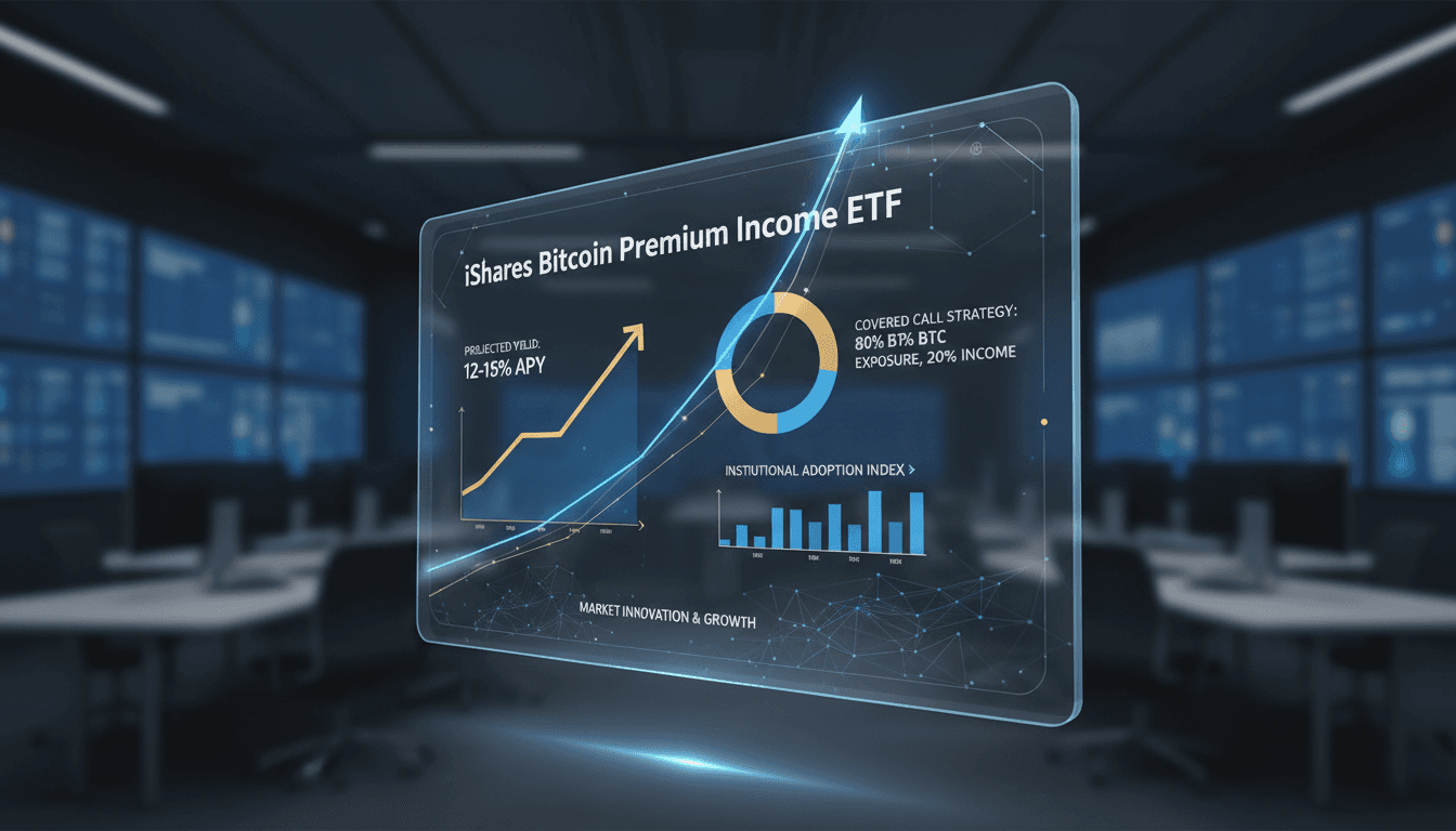 BlackRock launches first covered-call Bitcoin ETF to attract income-seeking investors