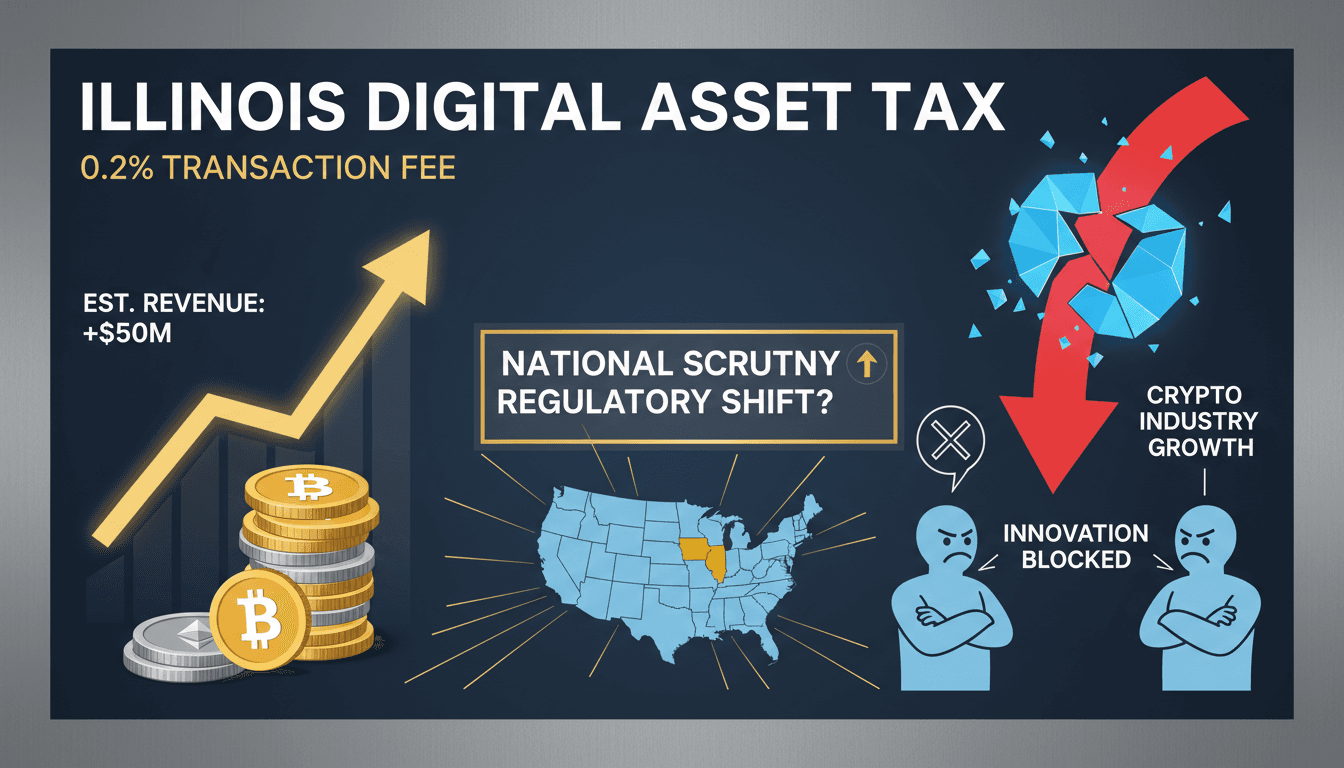 Illinois becomes first U.S. state to impose a digital asset tax