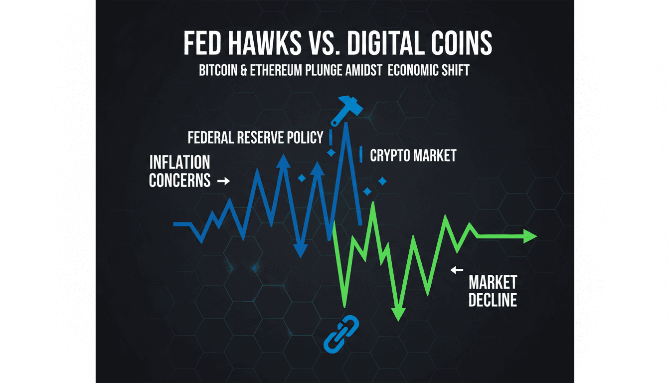 Federal Reserve's Inflation Concerns Trigger Cryptocurrency Market Decline