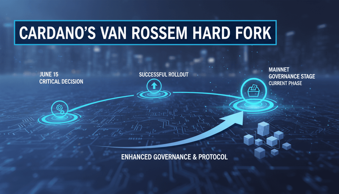 Cardano's Van Rossem hard fork reaches mainnet governance stage