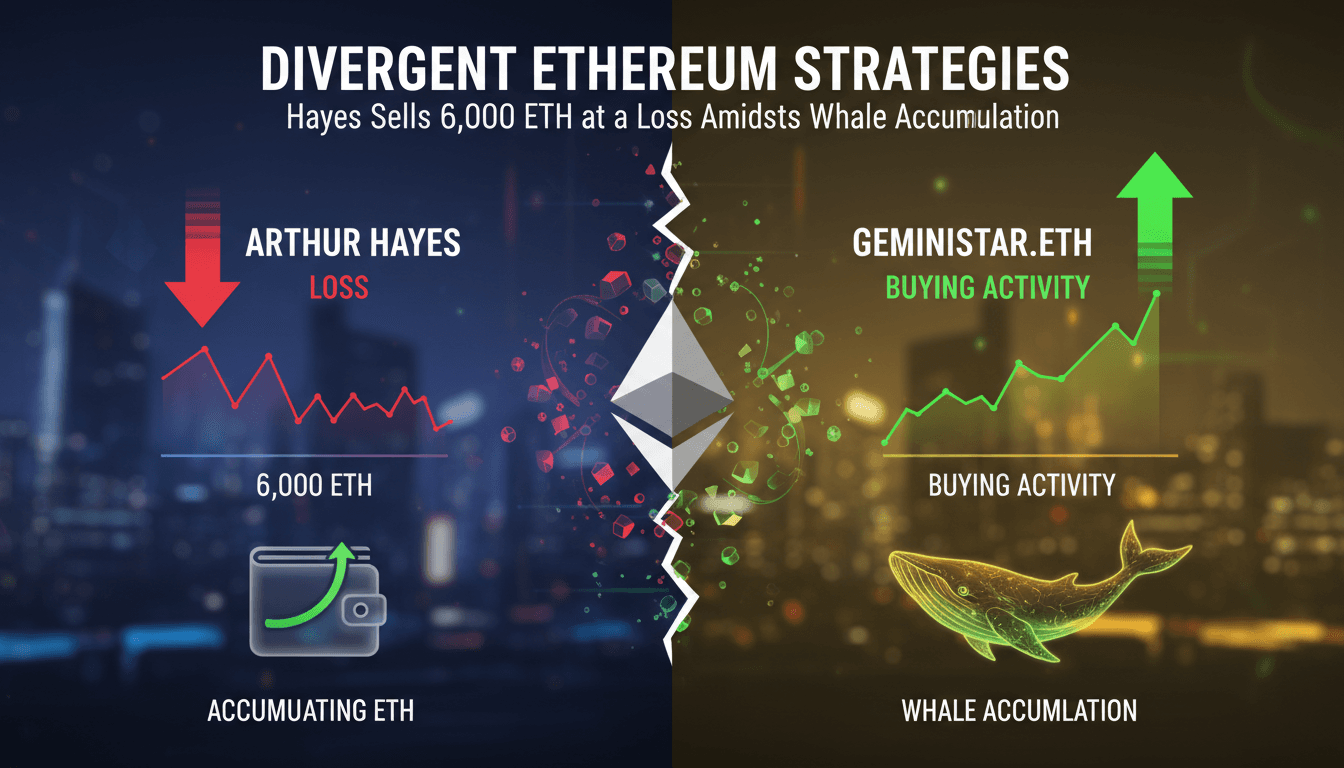 Arthur Hayes selling Ethereum amidst contrasting market trends