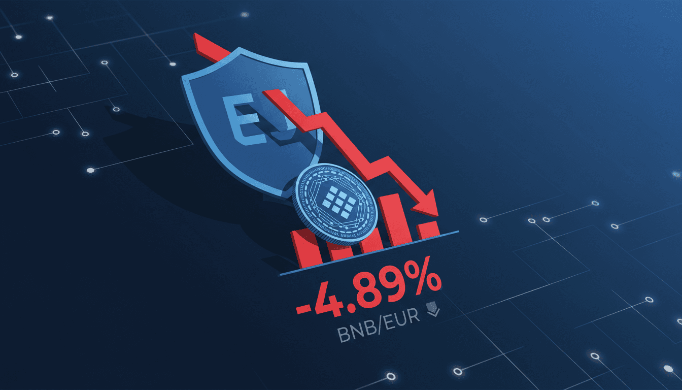 Binance Coin value decline amid regulatory scrutiny in Europe