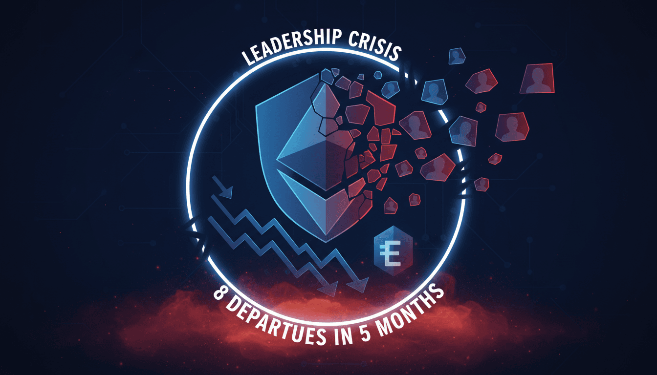 Ethereum Foundation Faces Leadership Crisis with Eight Departures in Five Months