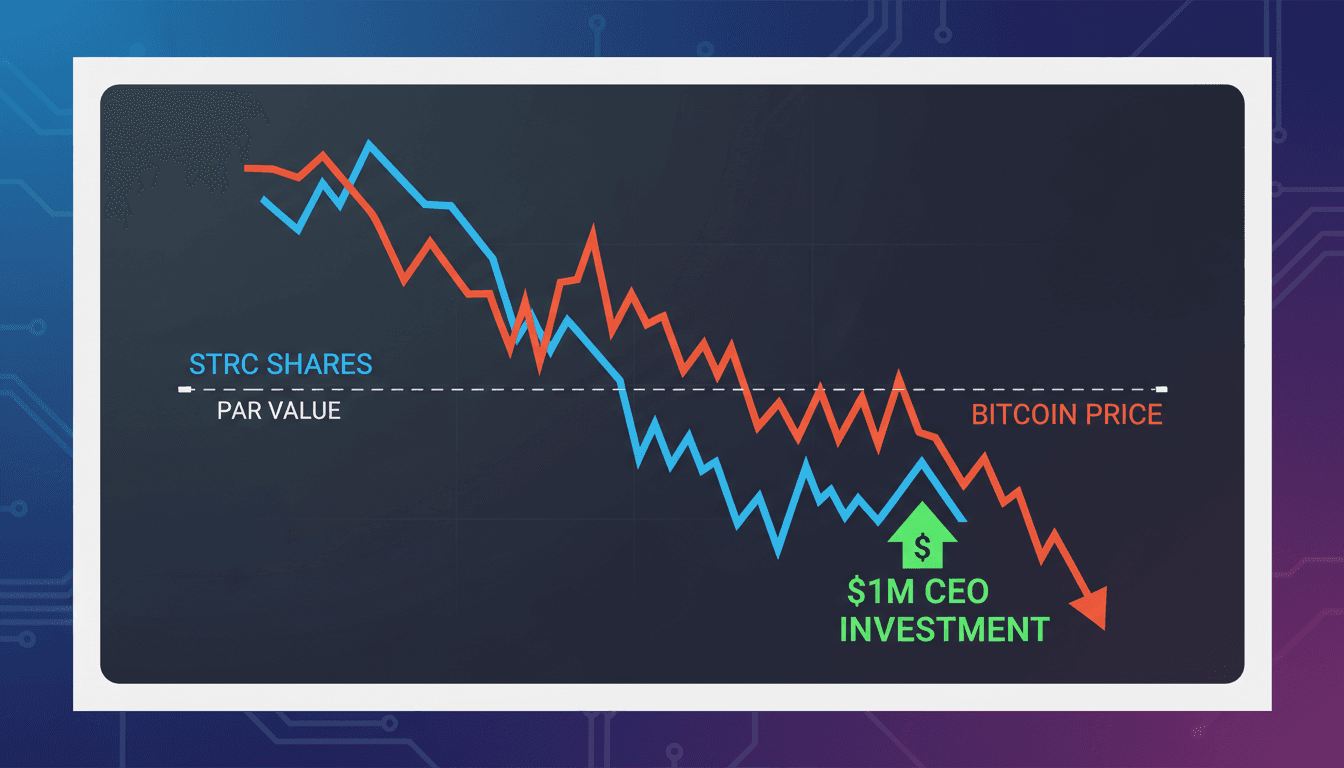 STRC shares decline prompts CEO investment to stabilize stock value