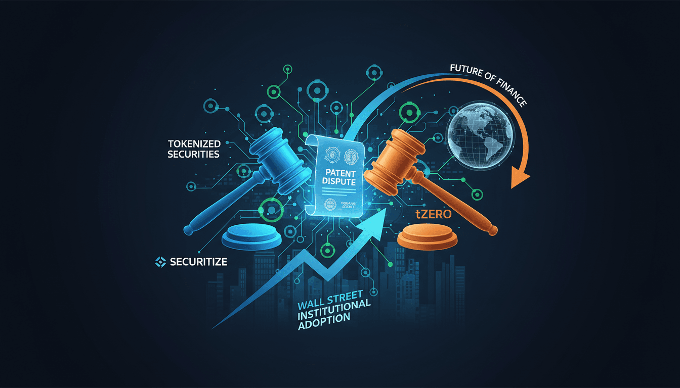 Securitize files lawsuit against tZERO over tokenized securities patent dispute