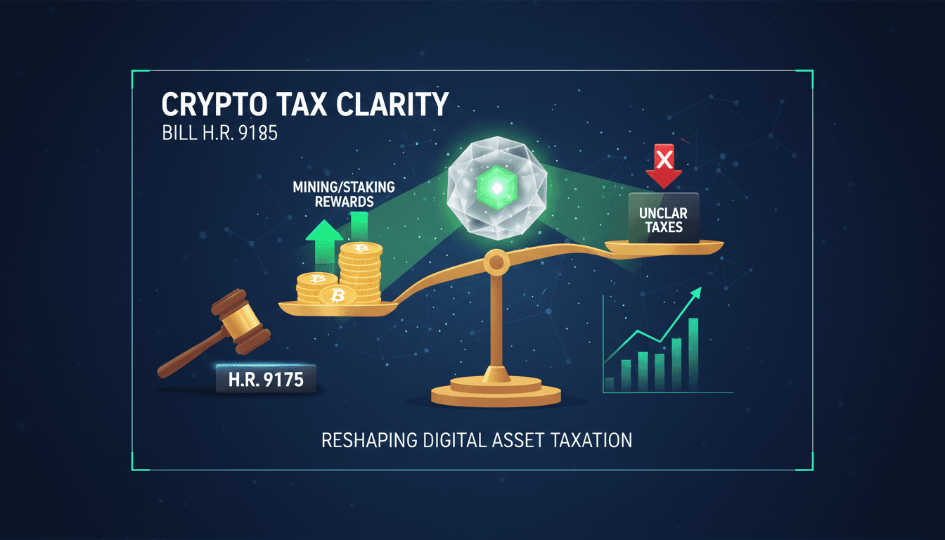 Crypto Industry Lobbies for Tax Clarification Bill H.R. 9175 in Congress