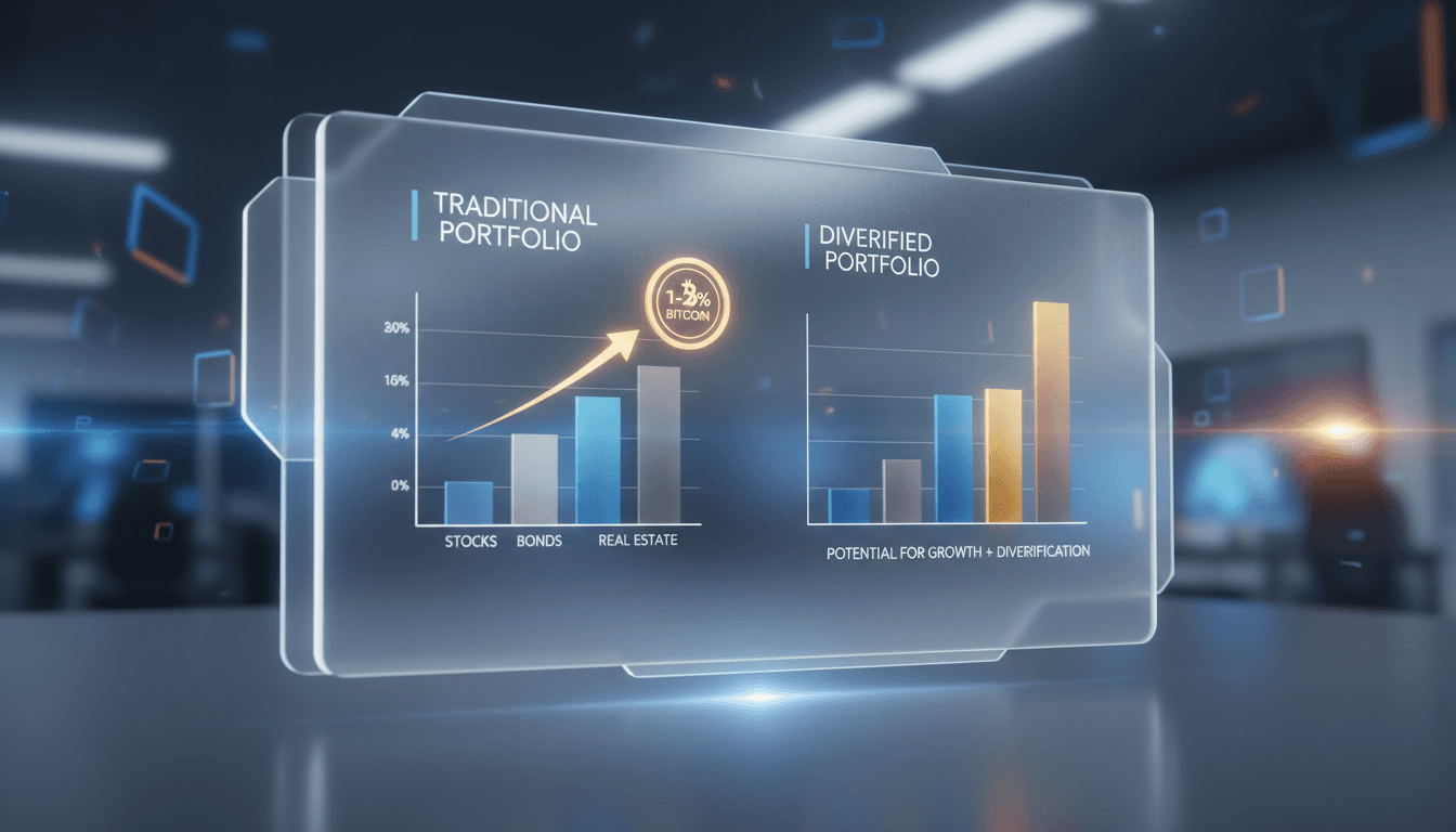 BlackRock recommends 1% to 2% Bitcoin allocation for traditional investment portfolios