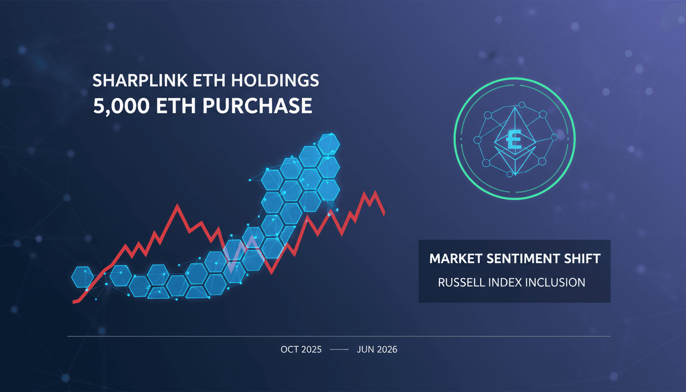 SharpLink's strategic Ethereum acquisition visual representation
