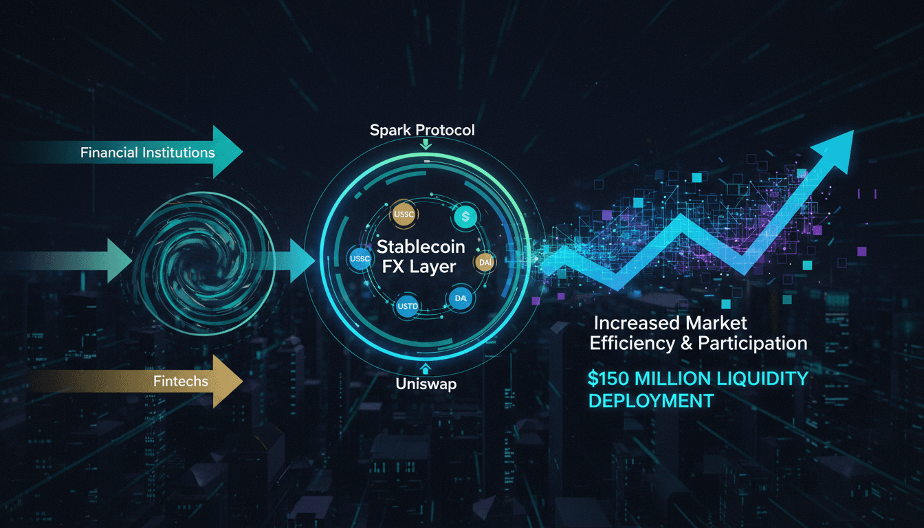 Spark and Uniswap launch Stablecoin FX Layer with $150 million liquidity deployment