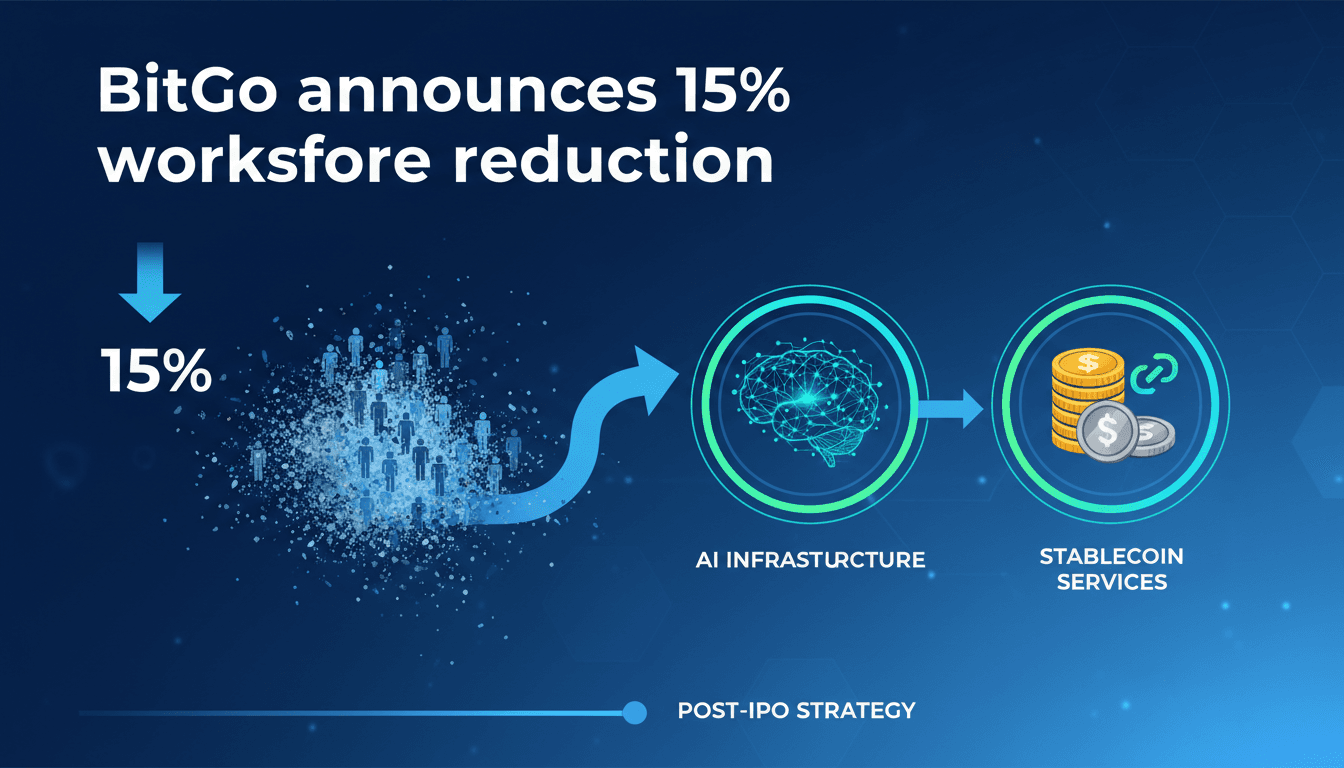 BitGo announces 15% workforce reduction to pivot towards AI and stablecoin services