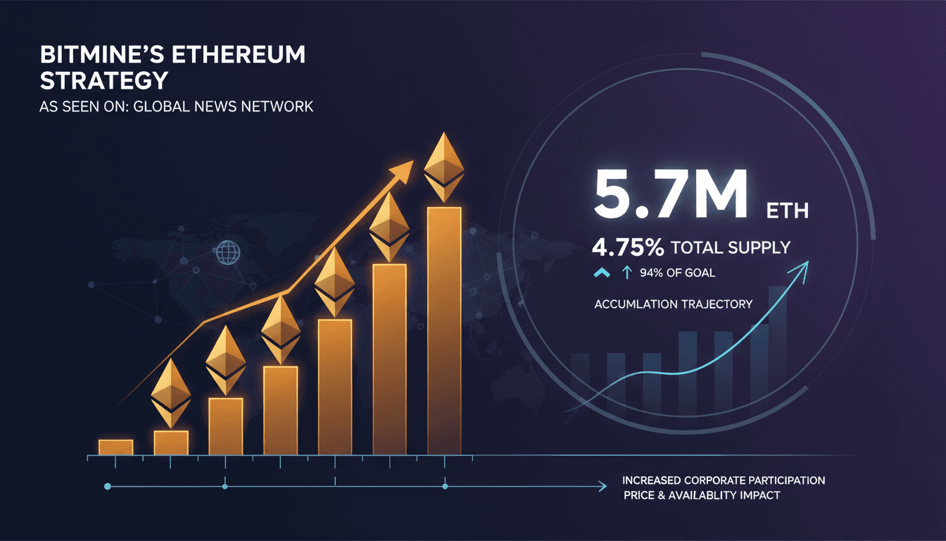 Bitmine's Ethereum holdings growth and market impact analysis