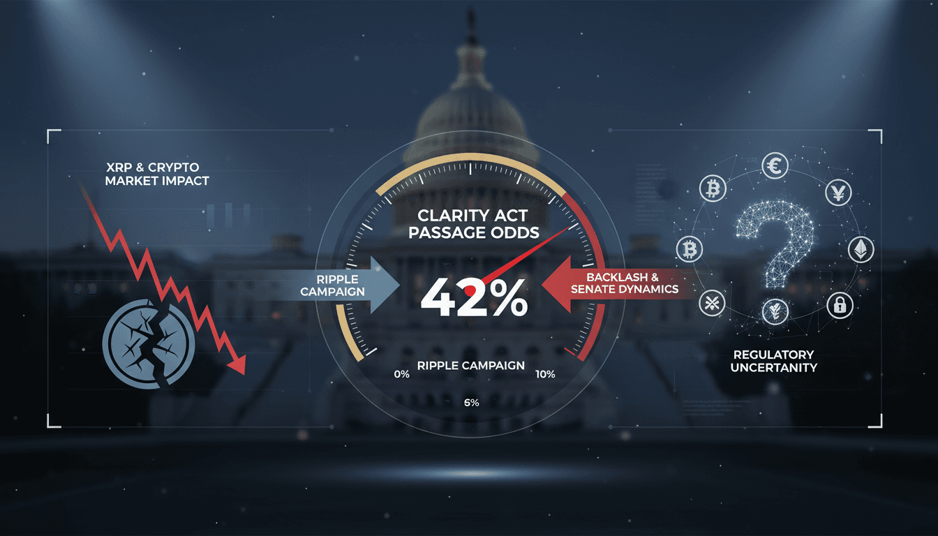Ripple's CLARITY Act Campaign Faces Decreased Odds in Congress
