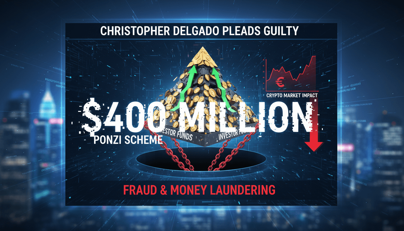 Former CEO Christopher Delgado Pleads Guilty to $400 Million Ponzi Scheme