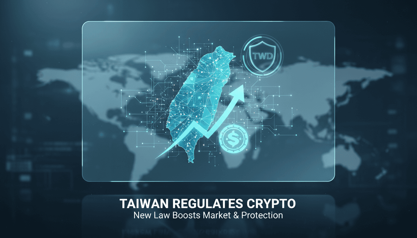 Taiwan passes comprehensive cryptocurrency law establishing regulatory framework