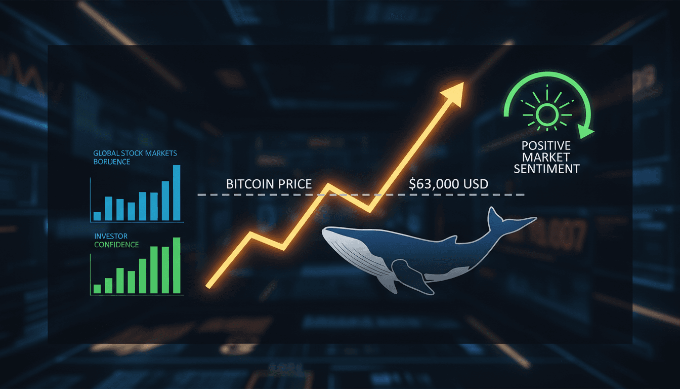 Bitcoin Surpasses $63,000 Amid Positive Market Sentiment