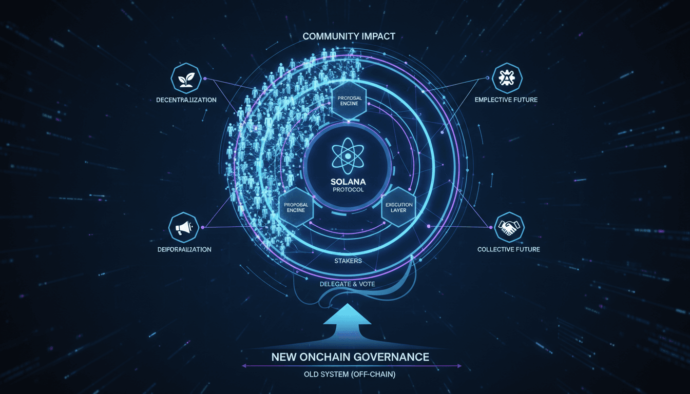 Solana launches new onchain governance system for stakers