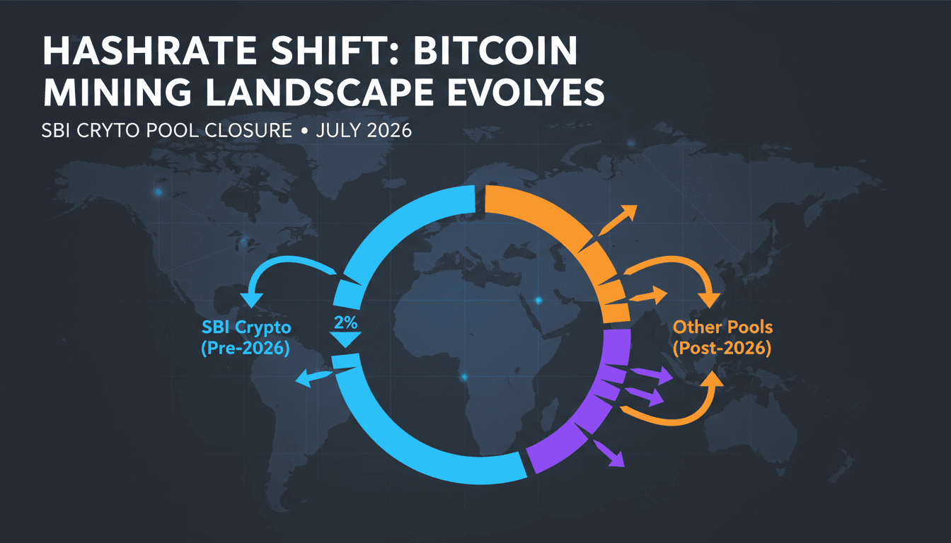 SBI Crypto to Close Bitcoin Mining Pool by July 2026