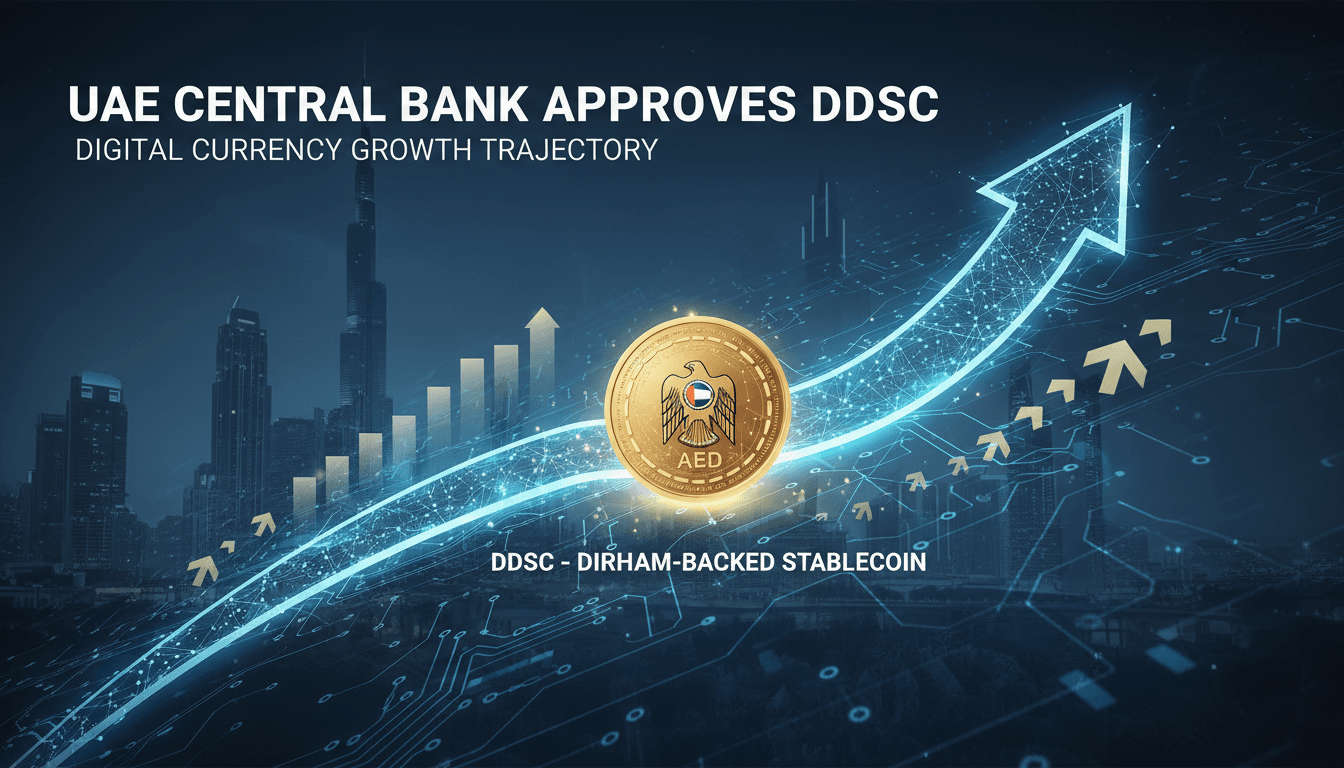 Central Bank of the UAE approves dirham-backed stablecoin DDSC for trading