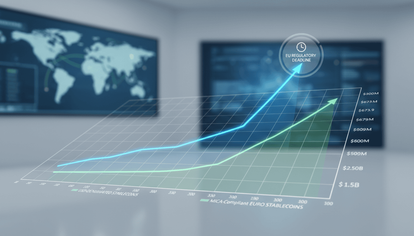 Growth of MiCA-compliant euro stablecoins in the cryptocurrency market
