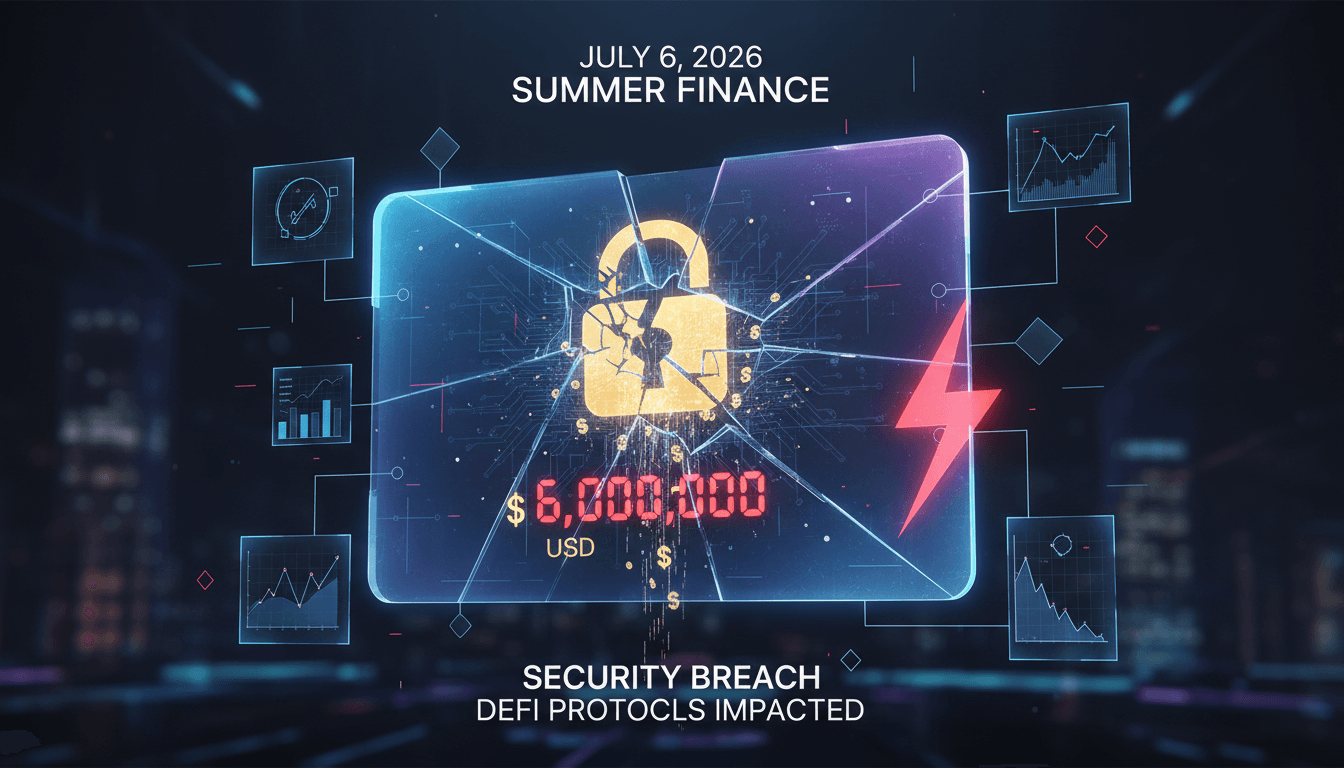 Illustration of the impact of a security breach on decentralized finance protocols.