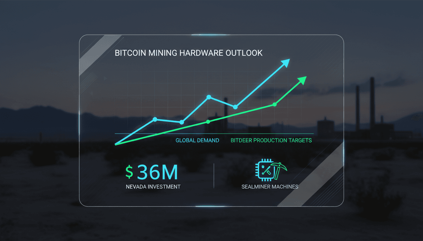 Bitdeer Technologies construction site for Bitcoin mining facility in Nevada