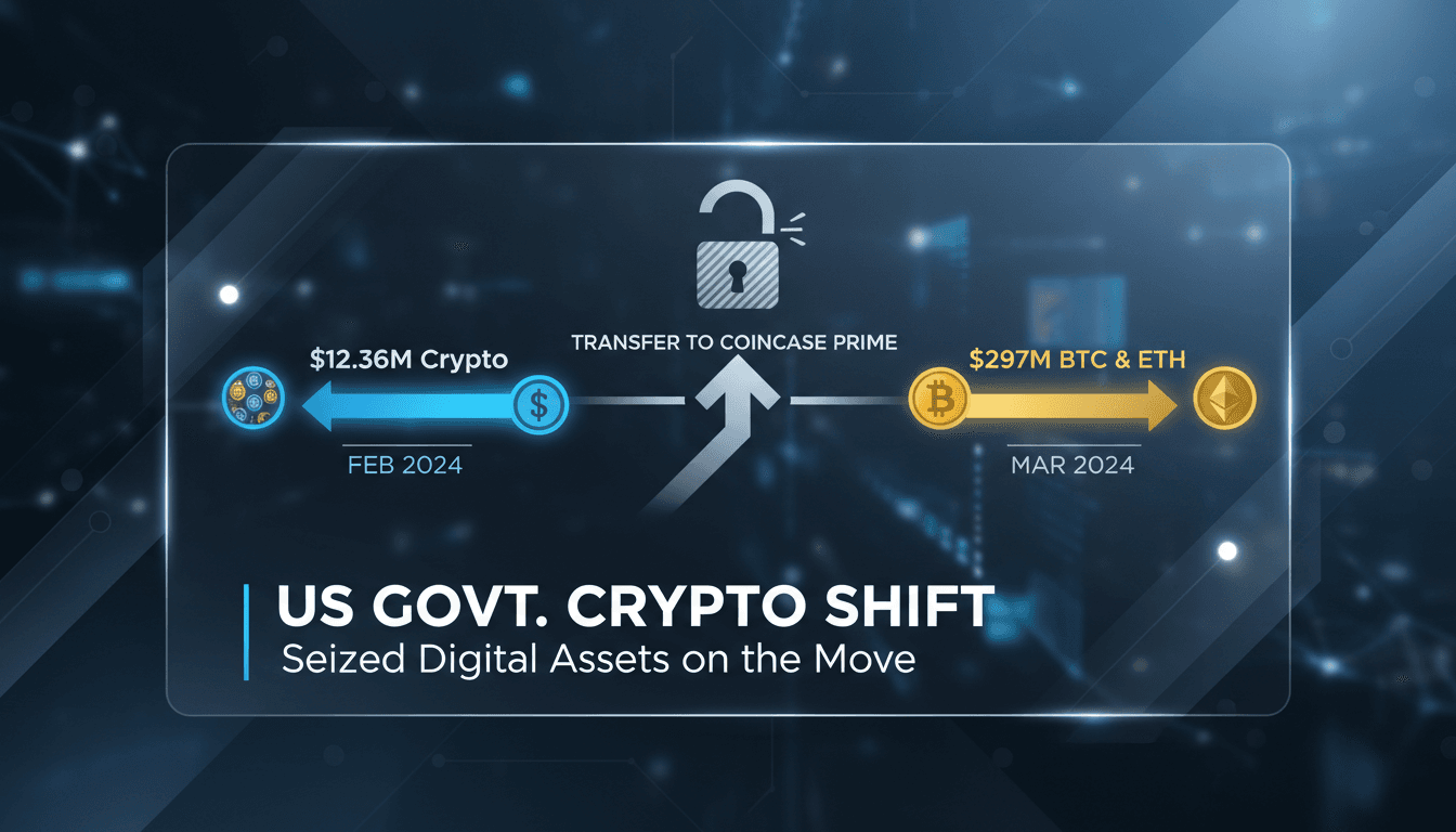 U.S. government cryptocurrency transfer to Coinbase Prime