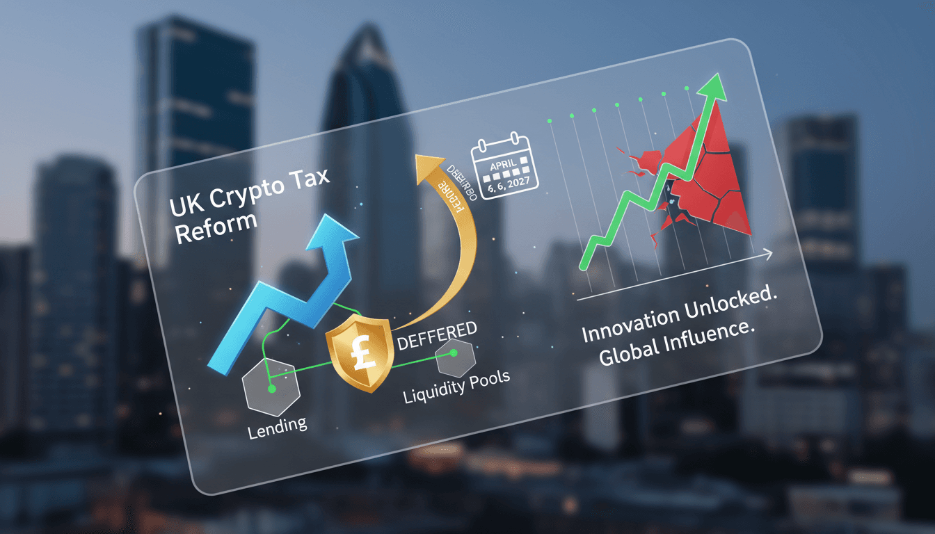 UK government announces deferred capital gains tax for cryptocurrency lending