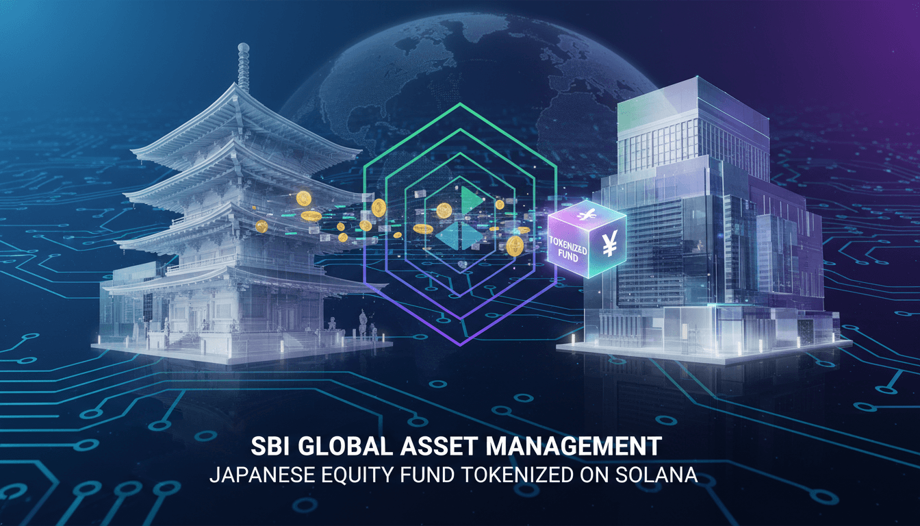 SBI Global Asset Management launches tokenized equity fund on Solana