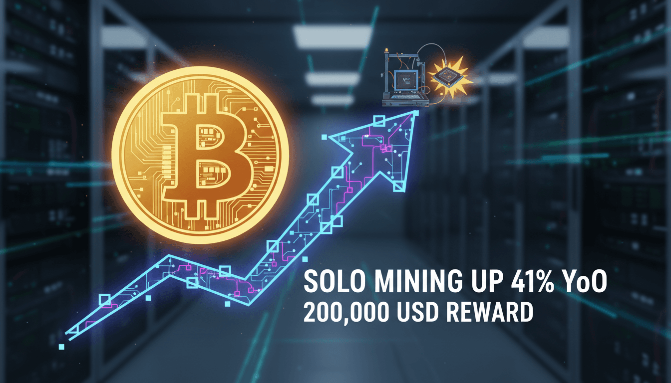 Solo Bitcoin miner earns $200,000 reward using budget rig