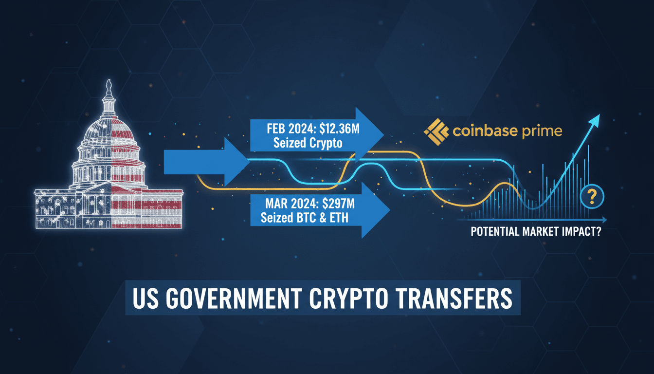 U.S. government cryptocurrency transfer to Coinbase Prime