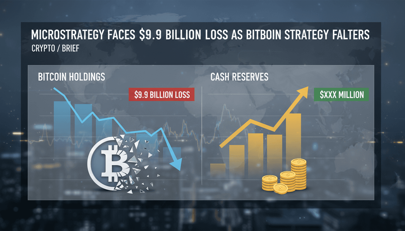 MicroStrategy's financial downturn and Bitcoin investment strategy analysis