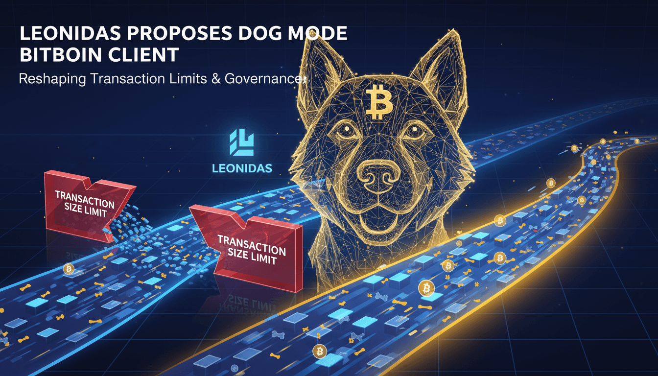 Leonidas proposing DOG Mode Bitcoin client to challenge policies