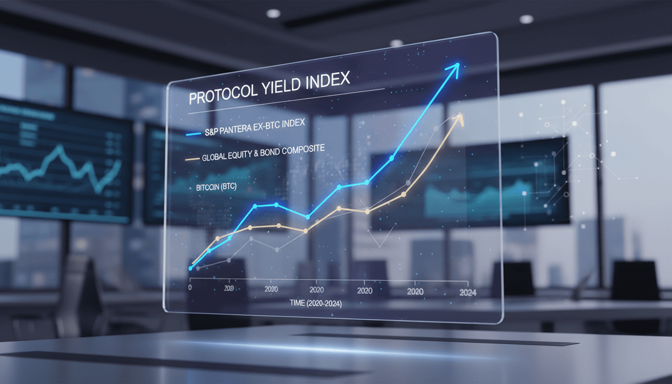 Visual representation of the new crypto index excluding Bitcoin.