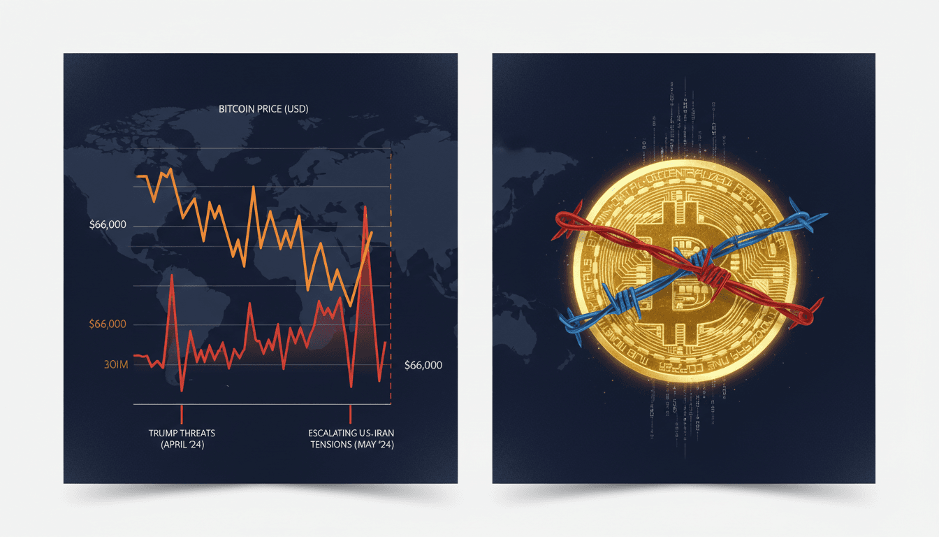 Bitcoin price volatility linked to escalating U.S.-Iran tensions