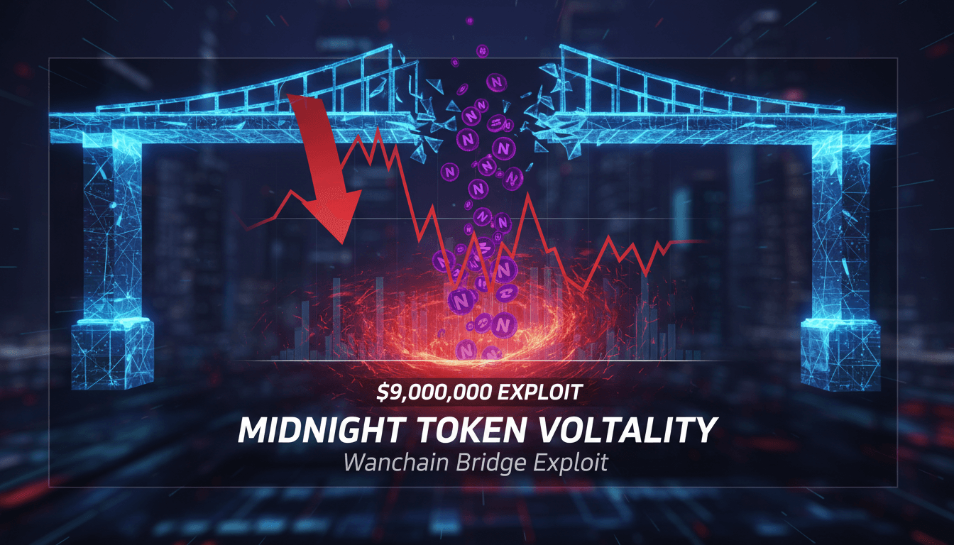 Midnight Token volatility analysis following Wanchain bridge exploit