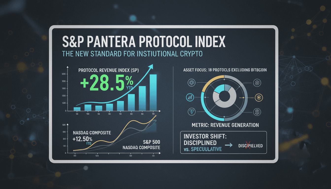 S&P and Pantera Capital launch new crypto index focusing on protocol revenue.