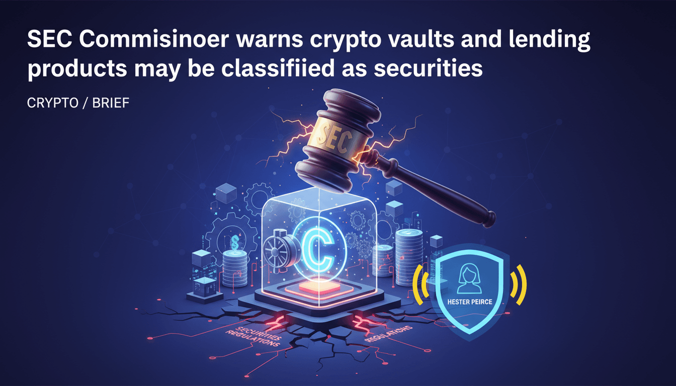SEC Commissioner Hester Peirce discussing crypto regulations