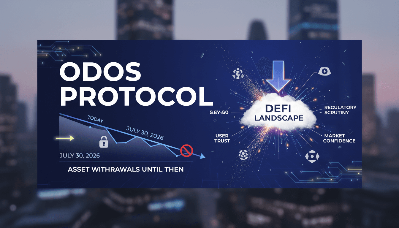 Odos Protocol shutdown announcement impacting decentralized finance