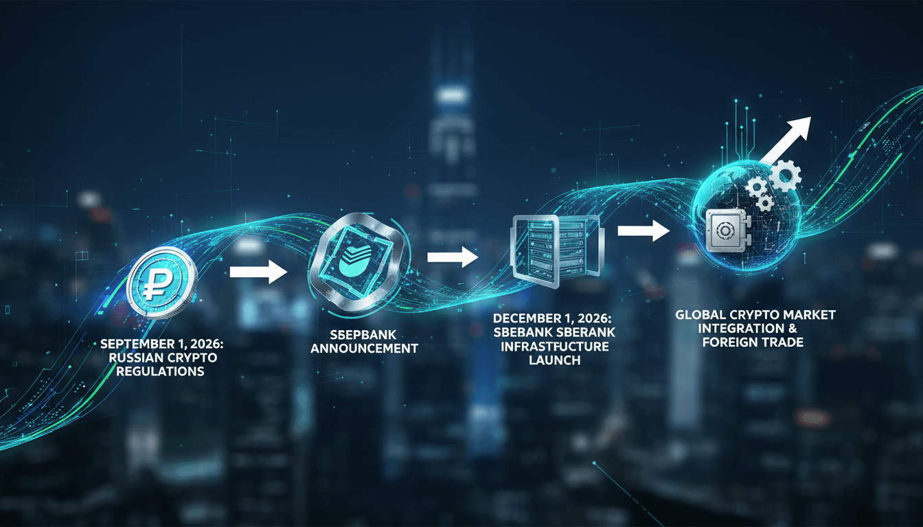 Sberbank's cryptocurrency trading infrastructure announcement
